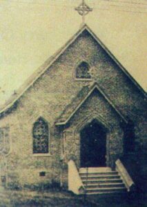 Church and rectory after 1936 tornado